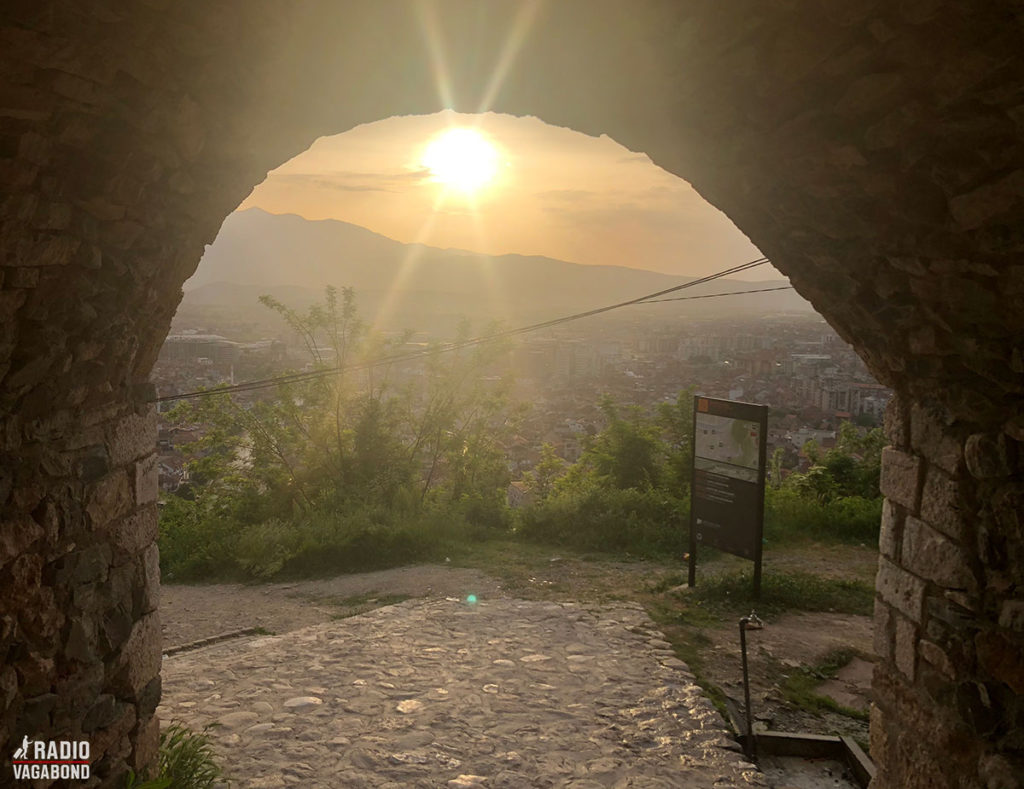 Solnedgang ved Prizren Fortress