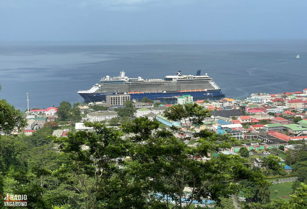 Celebrity Equinox (og mit hjem) lidt fra oven