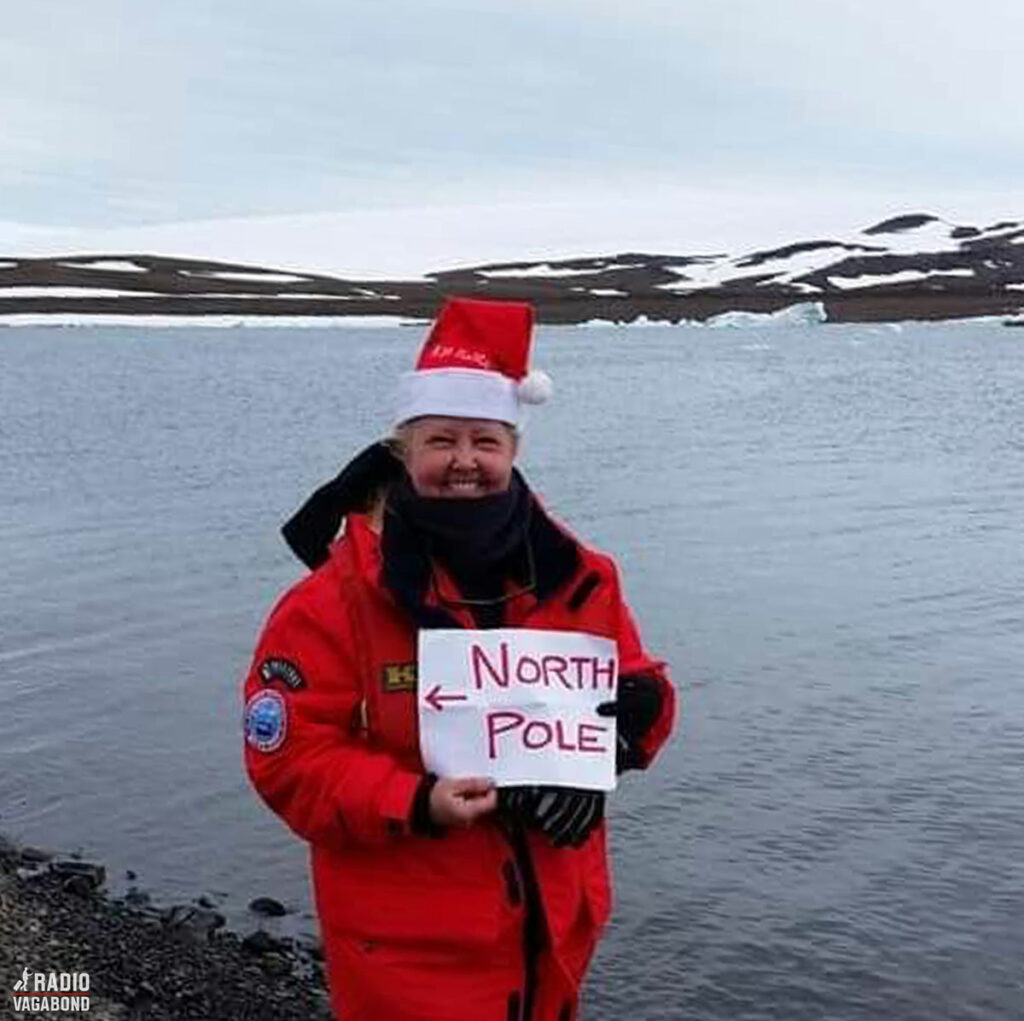 Cynthia på Nordpolen