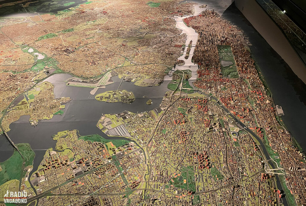 The Panorama er en meget imponerende og detaljeret model af hele New York-området med gader og bygninger.