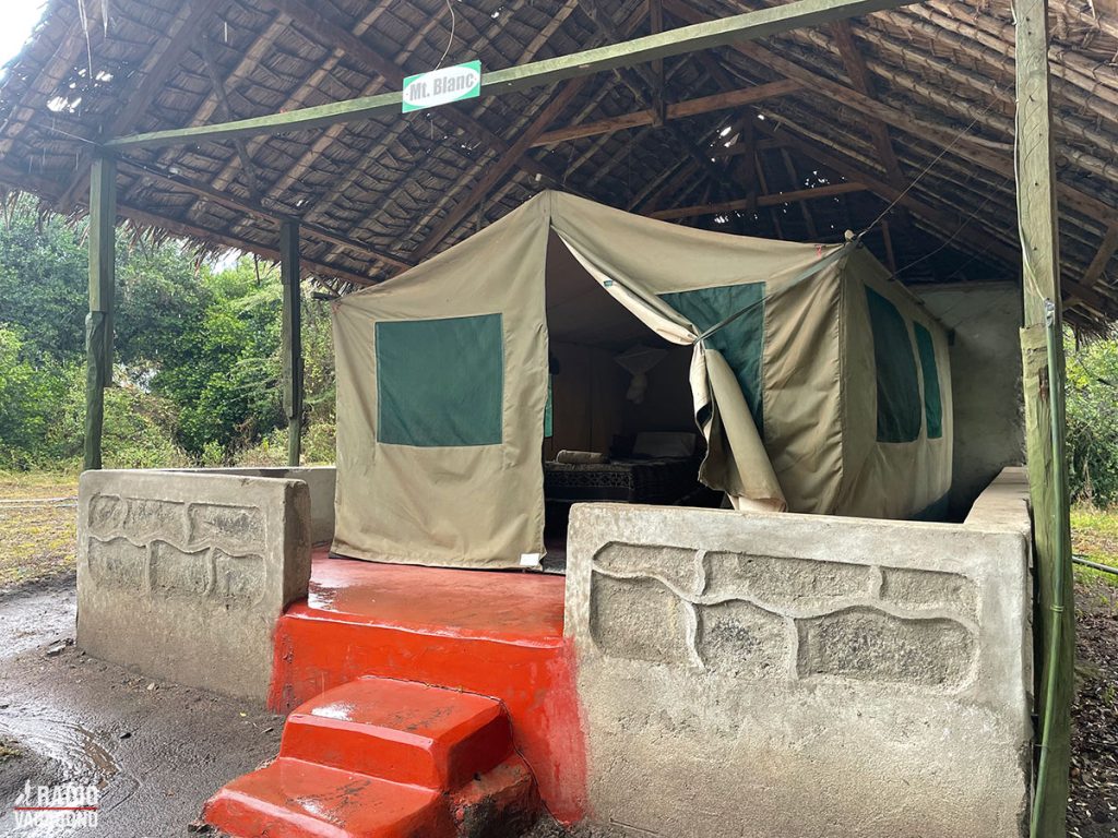 Mit telt i Lenchada Tourist Camp